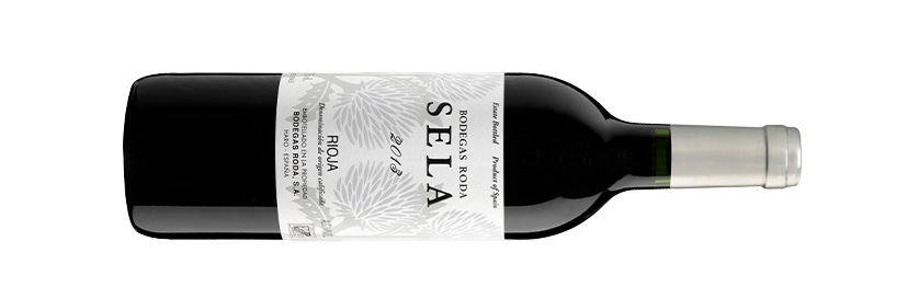 Sela 2015 Rotwein Rioja liegende Flasche