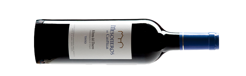 Mesoneros de Castilla Tinto 2019 Rotwein Ribera del Duero liegende Flasche