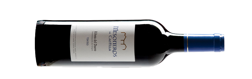 Mesoneros de Castilla Tinto 2018 Rotwein Ribera del Duero liegende Flasche