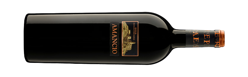 Amancio 2009 Rotwein Rioja liegende Flasche