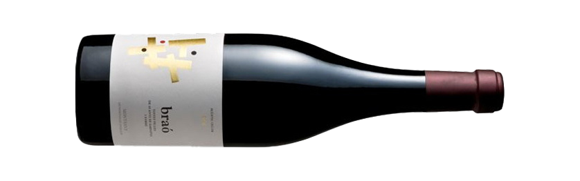 Brao 2016 Rotwein Montsant liegende Flasche