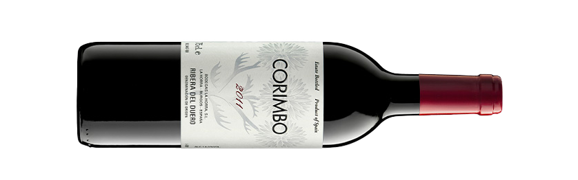 Corimbo 2014 Rotwein Ribera del Duero liegende Flasche