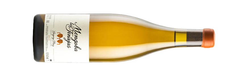 Mengoba Las Tinajas 2017 Orangewine Bierzo liegende Flasche