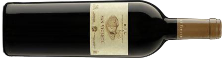 San Vicente 2014 Rotwein Rioja  liegende Flasche
