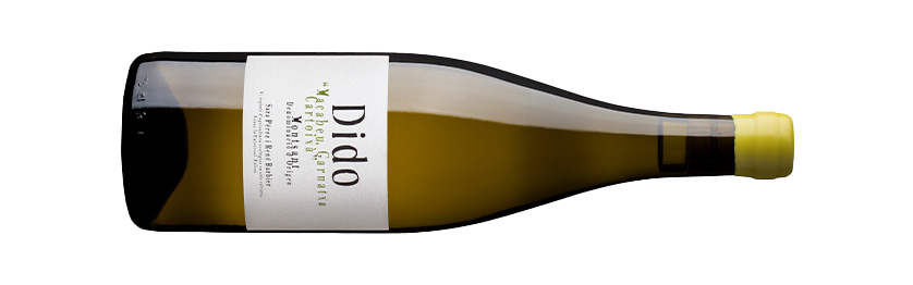 Dido Blanc 2018 Weißwein Montsant liegende Flasche