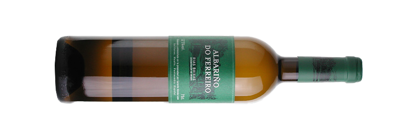 Albariño Do Ferreiro 2017 Magnum Weißwein Rias Baixas liegende Flasche